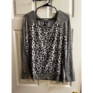 KUT FROM THE CLOTH~WOMEN’S LEOPARD BLOUSE~LG